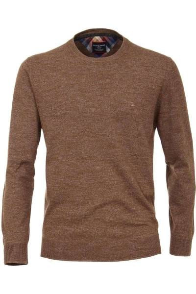 Casa Moda Strickpullover braun, Einfarbig