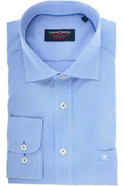 Casa Moda Comfort Fit Hemd blau/weiss, Vichykaro