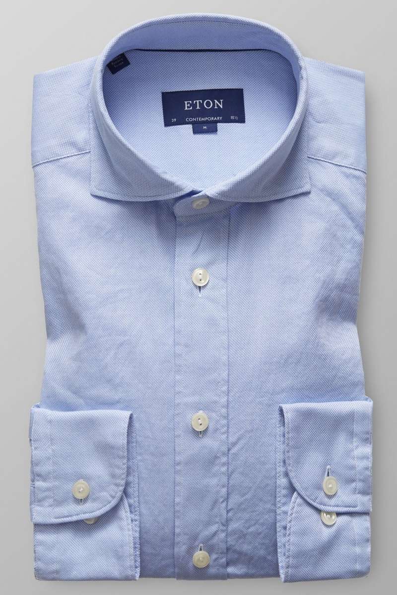 Eton Contemporary Fit shirt bright blue, One Colour | Hemden.de