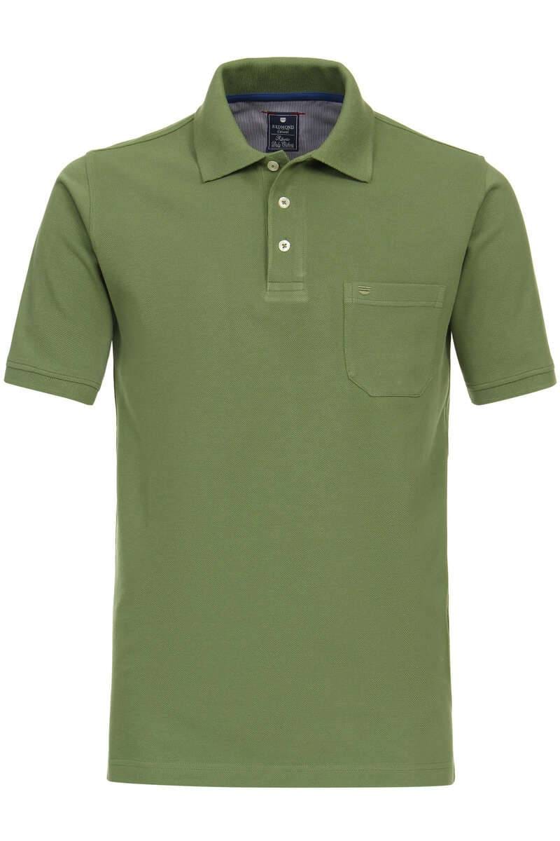 Redmond Casual Regular Fit polo shirt green, One Colour