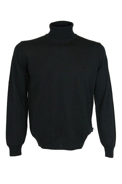 Olymp Rollkragenpullover schwarz