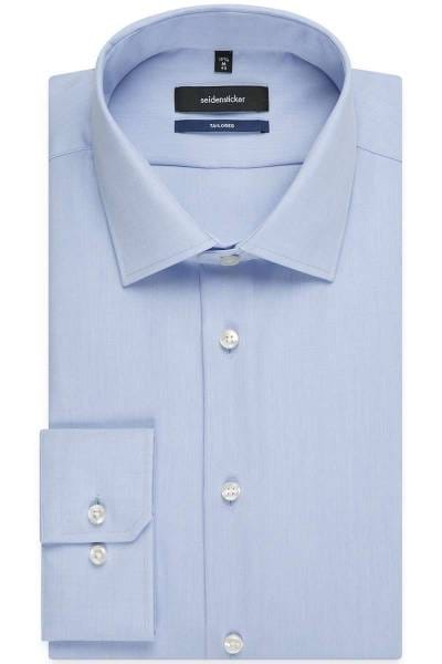 Seidensticker Hemd - Tailored - hellblau, Einfarbig