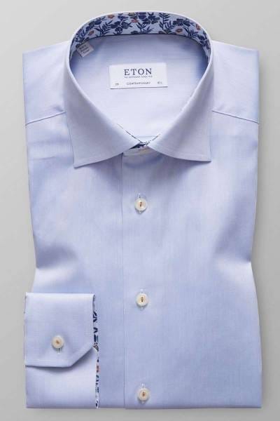 ETON Contemporary Fit Hemd hellblau, Einfarbig