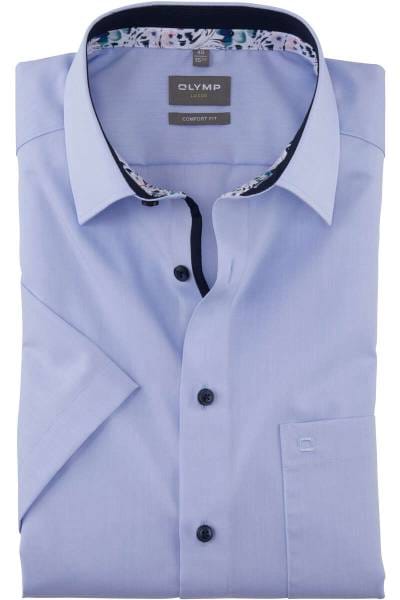 Camicia Uomo OLYMP A Maniche Lunghe - Modello Luxor Comfort Fit, Colletto 13 New Kent, Colore Faux Uni - 2