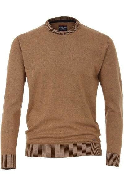 Casa Moda Strickpullover ocker, Einfarbig
