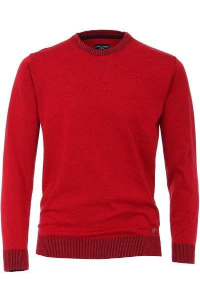 Casa Moda Strickpullover rot, Einfarbig