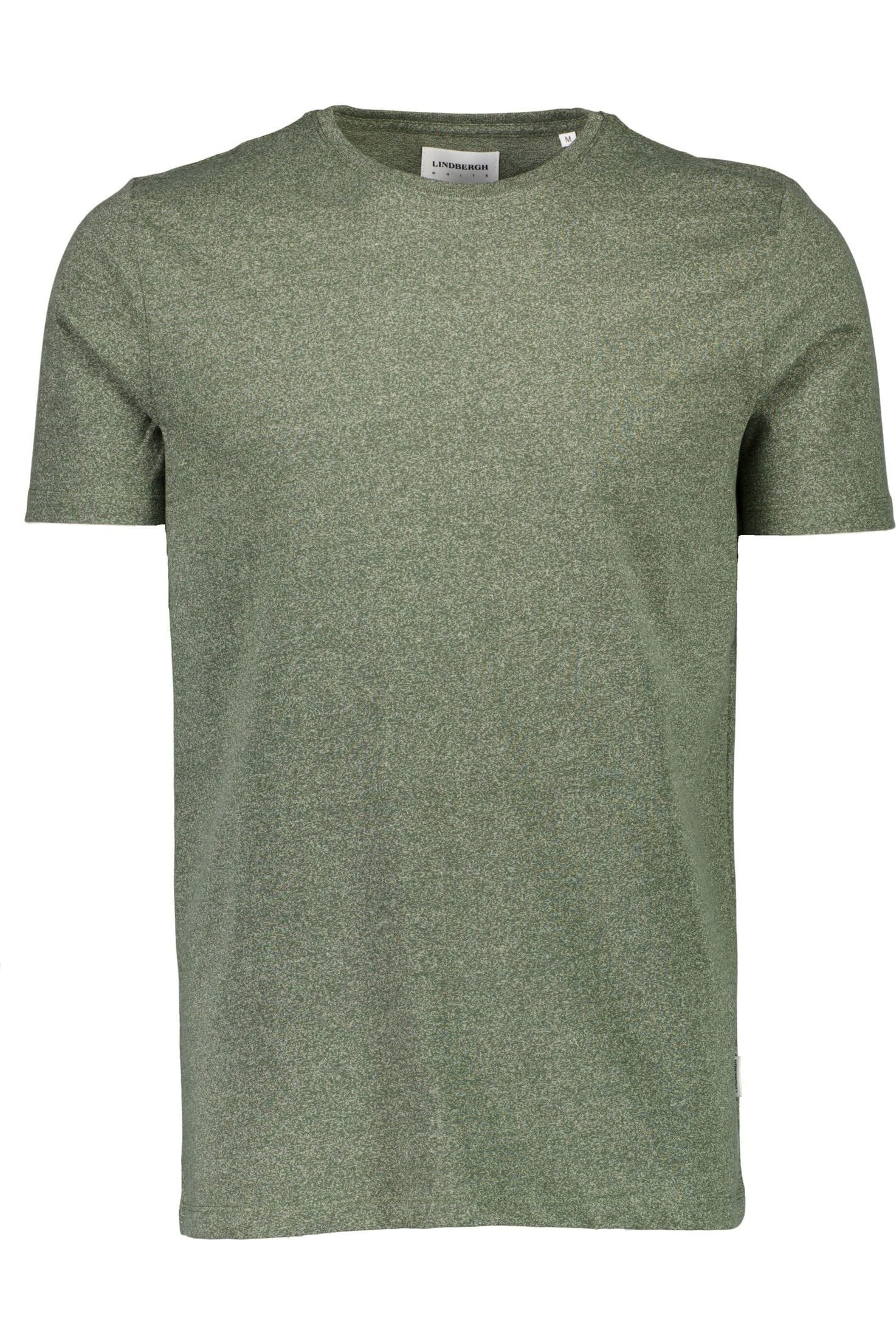 Lindbergh Relaxed Fit t-shirt round neck Dusty Army, melange