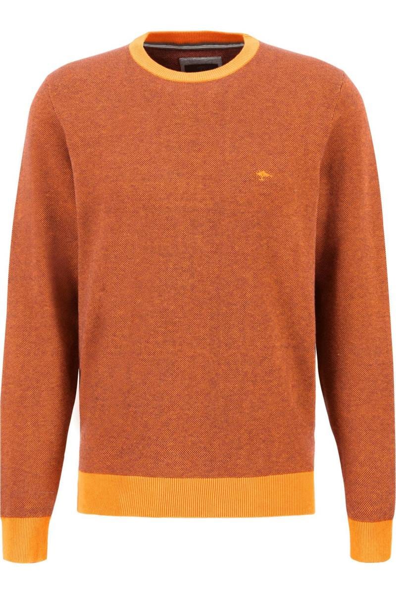 Fynch-Hatton Casual Fit Pullover Rundhals burnt orange