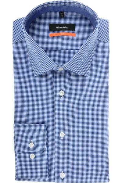 Seidensticker Slim Fit Hemd marine/weiss, Vichykaro
