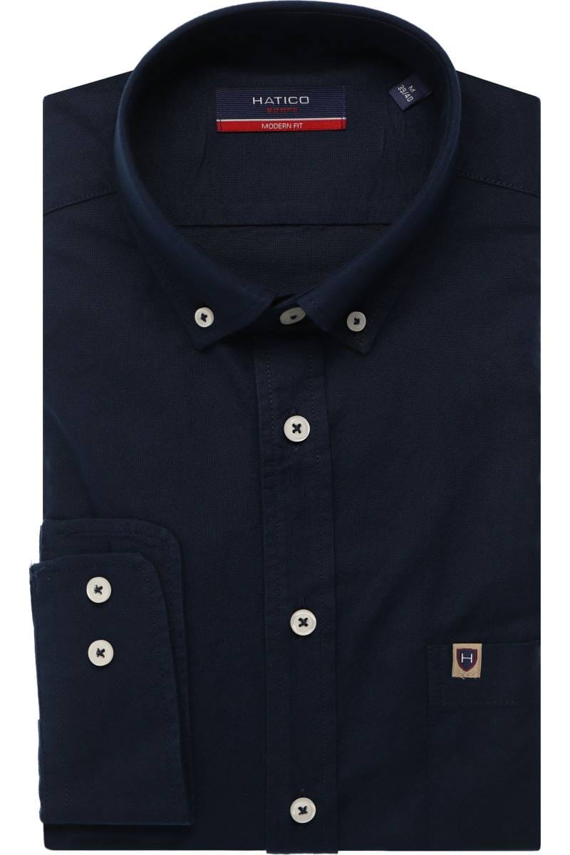 Chemise Huk Homme Manches Courtes – Bleu Motif Animal, Taille M, Occasion Très Bon état