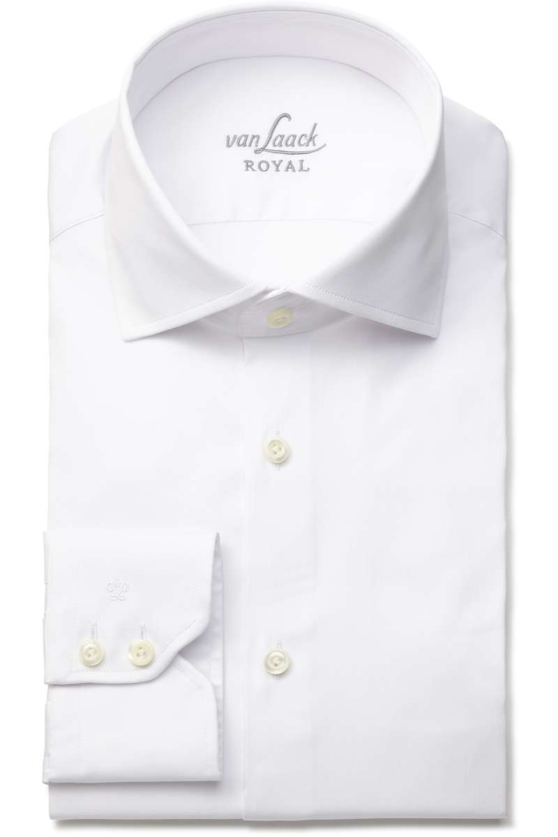 van Laack Slim Fit Hemd weiss, Einfarbig van Laack Slim Fit Hemd weiss, Einfarbig