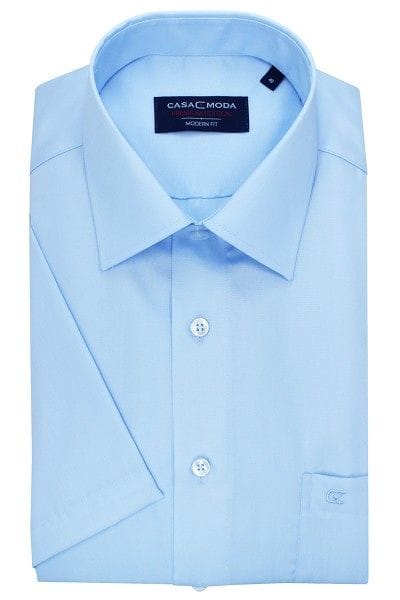 Casa Moda Hemd - Modern Fit - hellblau, Einfarbig