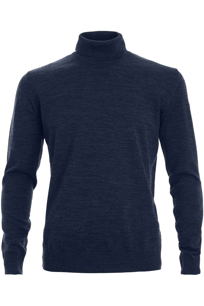 MAERZ Rollkragenpullover Classic Fit navy, einfarbig 52 MAERZ Rollkragenpullover Classic Fit navy, einfarbig 52