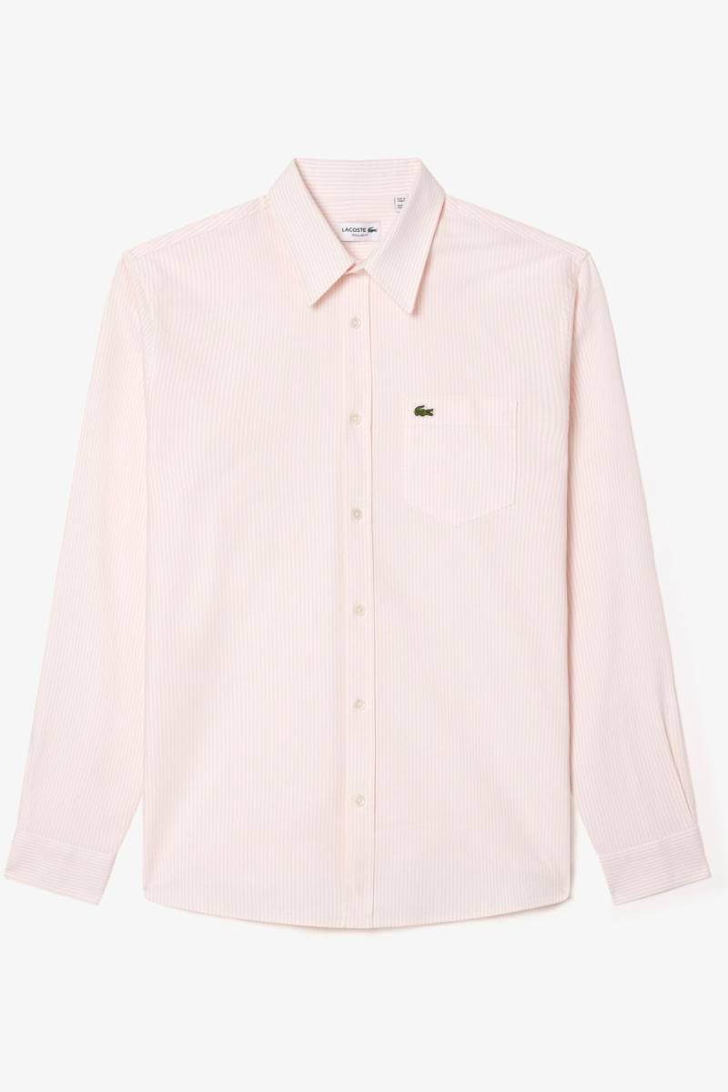 Lacoste Regular Fit shirt pink, Striped | Businesshemden.com, image size:800x1200