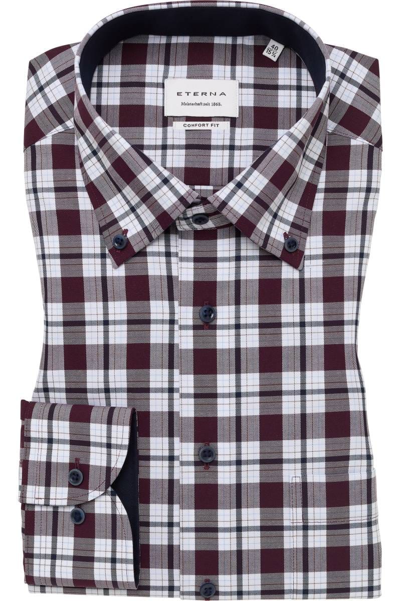 HUECLOSET V Small Check Shirt 25KERO２78 Oversize checked shirt var mud dark | Calliope