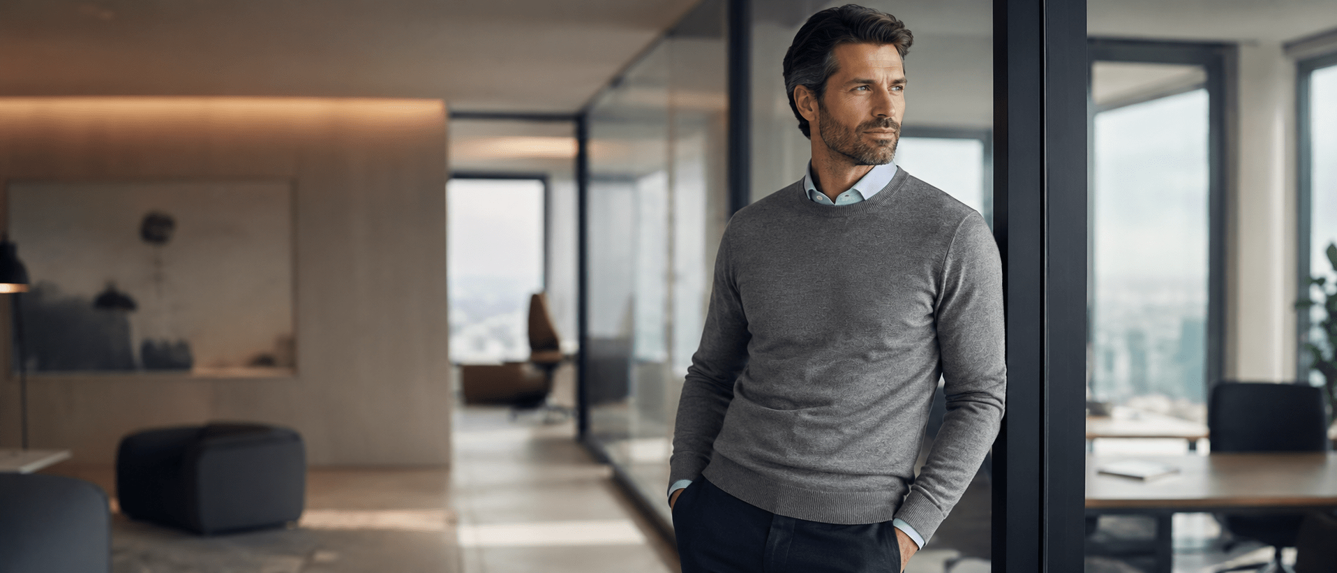 Business-Pullover stylen