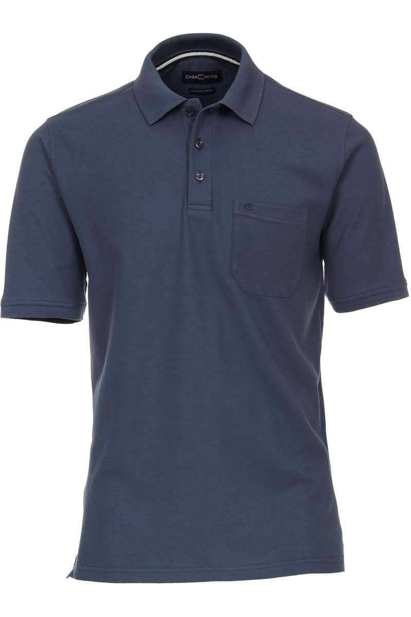 Casa Moda Poloshirt navy, Einfarbig