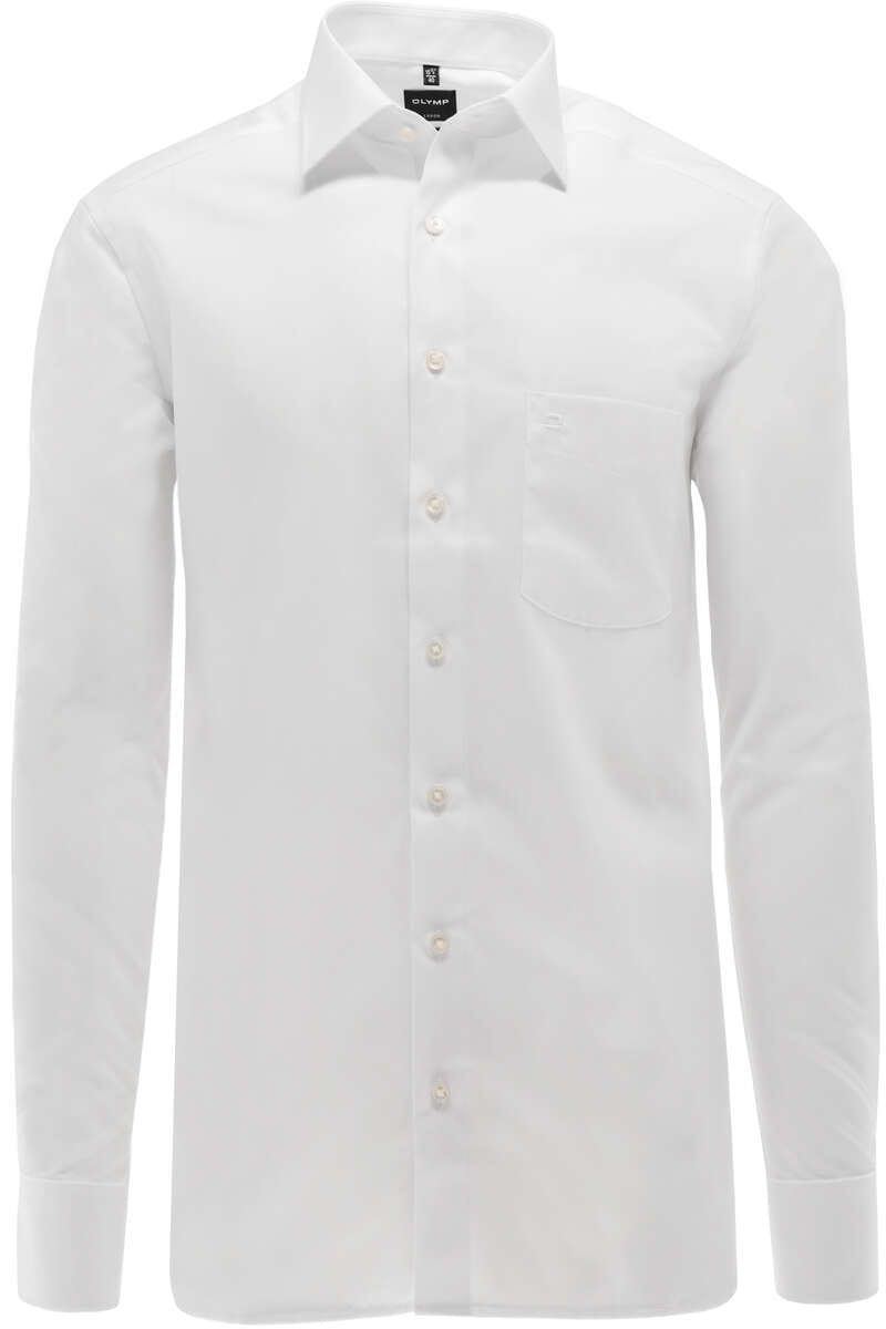 Olymp Slim Line - Hemd in Langarm (64cm), weiss, Einfarbig | Hemden.de
