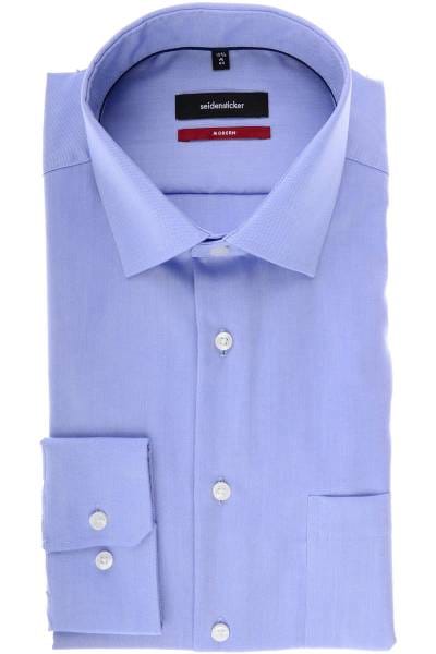 Seidensticker Modern Fit Hemd hellblau, Strukturiert