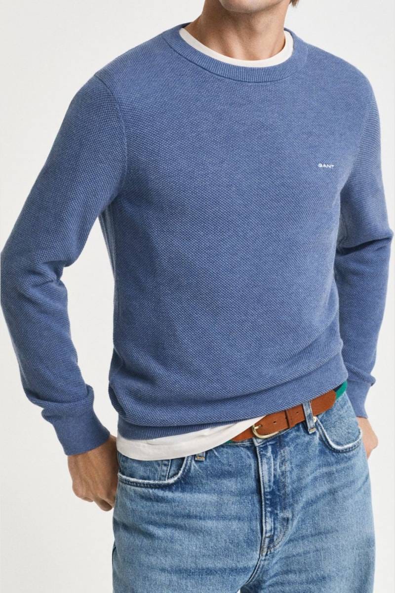 Gant Pullover Herren Hellblau Gant Sweatshirt Hoodie Mit Kapuze