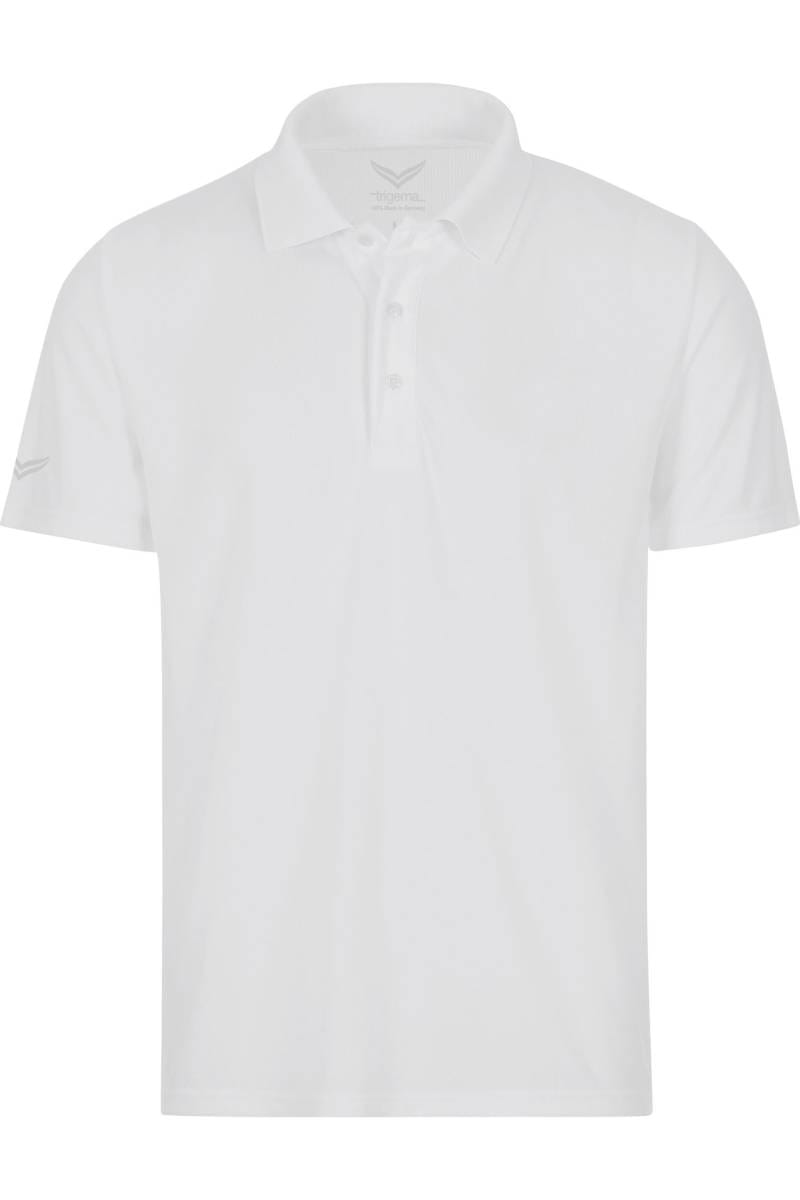 TRIGEMA COOLMAX Classic Fit polo shirt white, One Colour