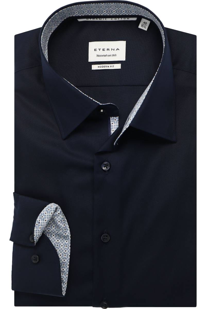 ETERNA Men's Original Shirt Modern Fit 1/1 White 40_H_1/1, White, 40