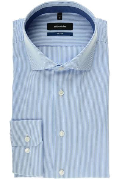 Seidensticker Tailored Hemd bleu/weiss, Feinstreifen