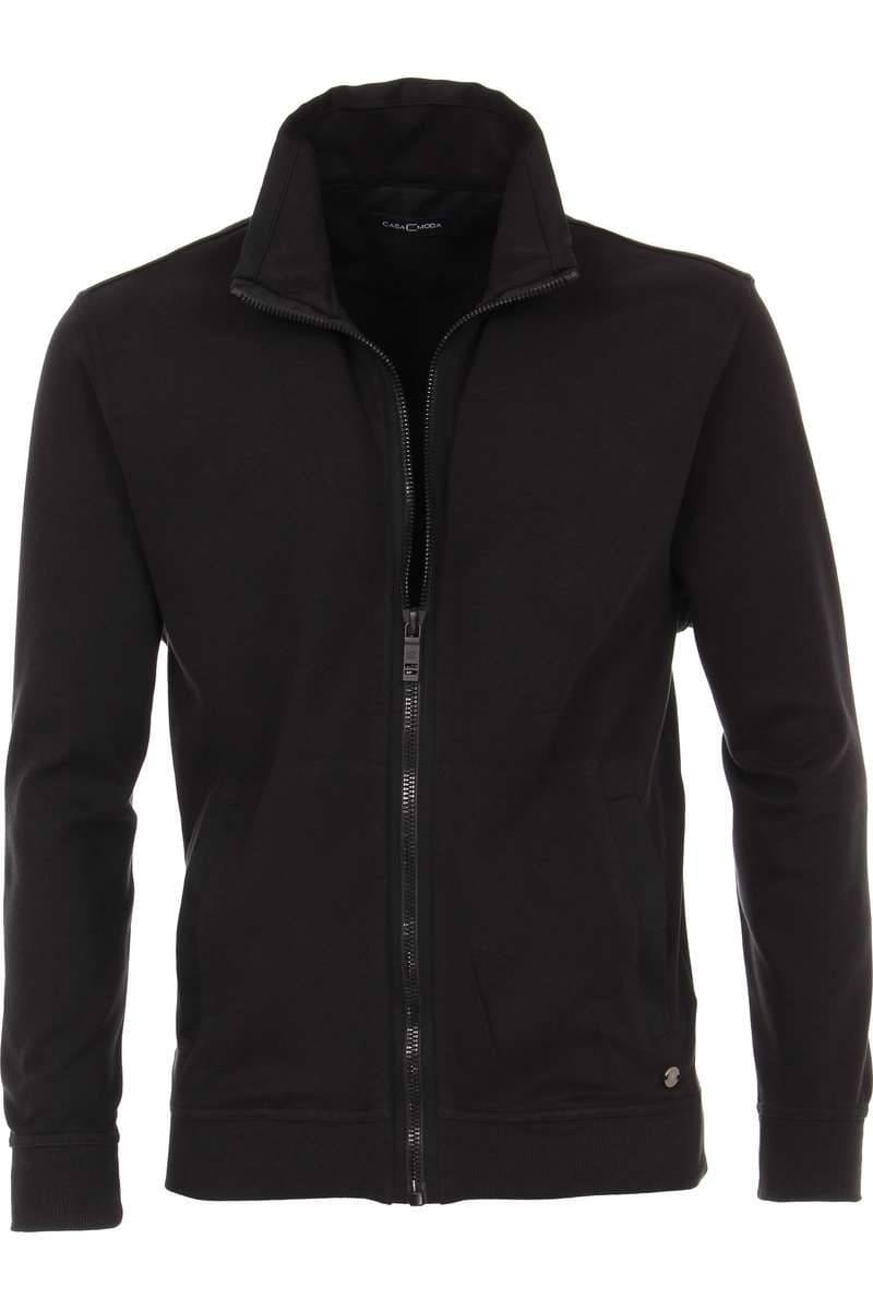 Casa Moda Cardigan schwarz, einfarbig