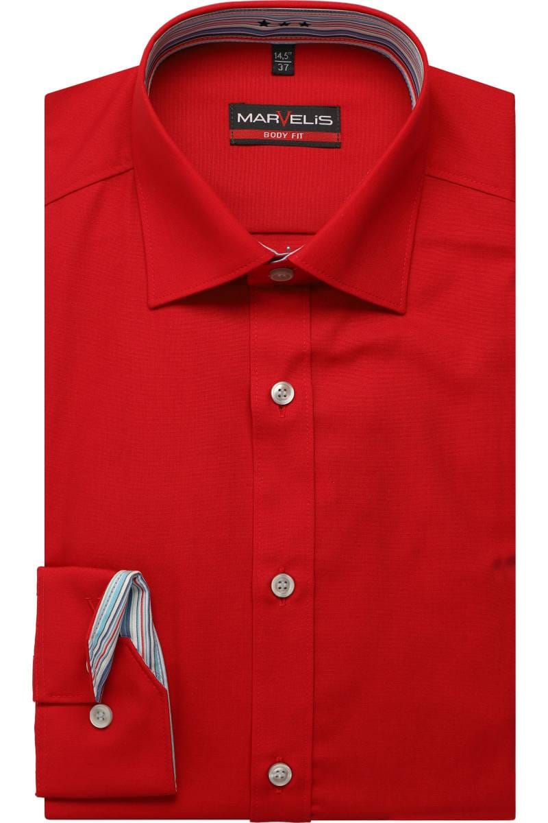 Chemise Marvelis Body Fit Chemise MARVELIS Body Fit Blanc