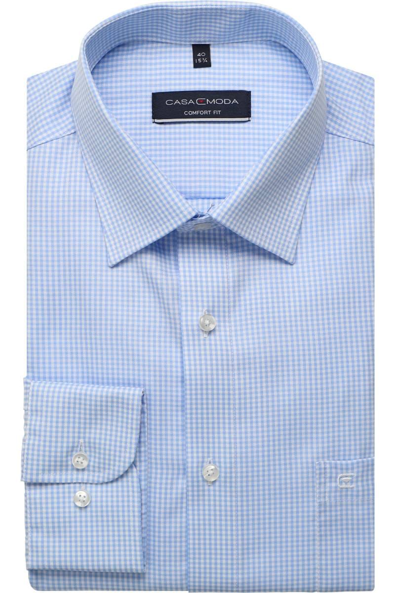 Casa Moda Comfort Fit shirt blue, Chequered | Businesshemden.com