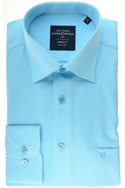 Casa Moda Hemd - Modern Fit - hellblau, Einfarbig
