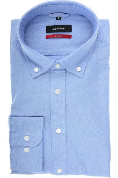 Seidensticker Modern Fit Hemd hellblau, Einfarbig
