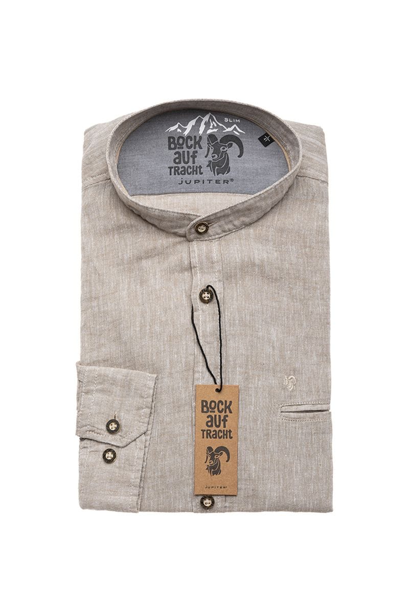 Jupiter Tan Men's Long Sleeved Shirt