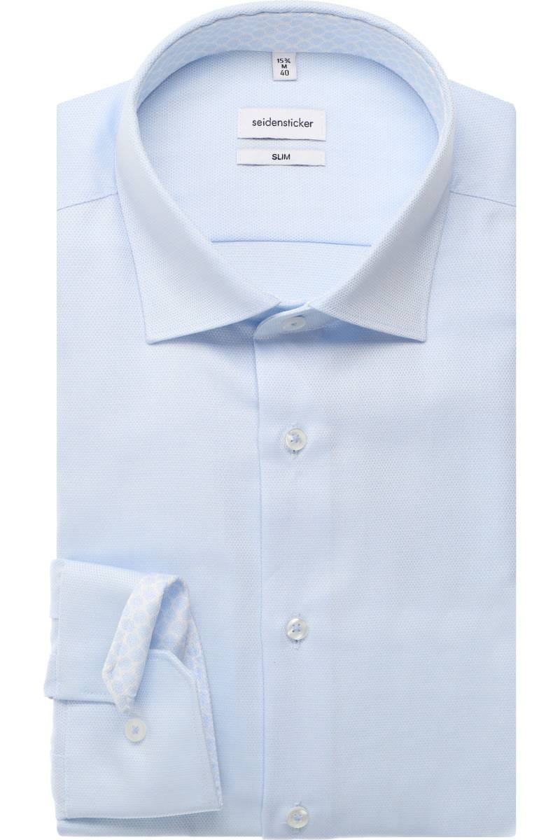Camicia Uomo Seidensticker Business – Lavaggio Facile, Colletto Kent, Maniche Extra Lunghe, Cotone 100%, Vestibilità Regolare (Nera O Colore Unito)