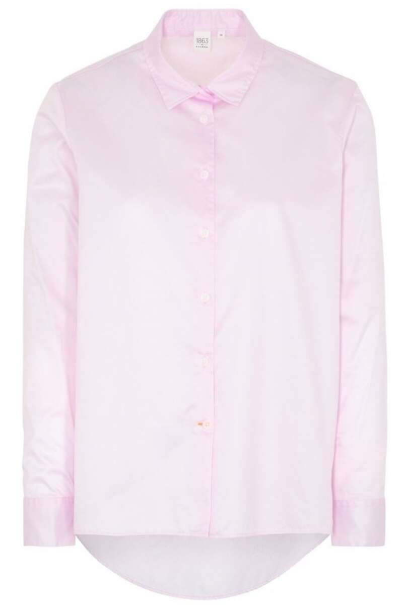 ETERNA 1863 Comfort Fit Bluse rosé, Einfarbig 42
