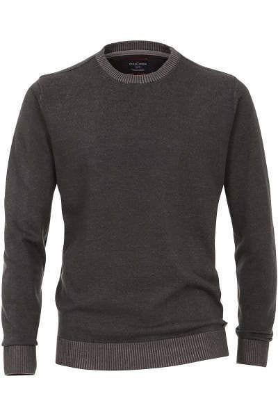 Casa Moda Strickpullover anthrazit, Einfarbig