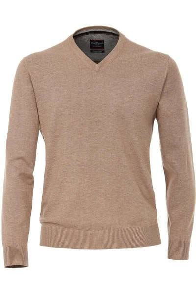 Casa Moda Strickpullover braun, Einfarbig