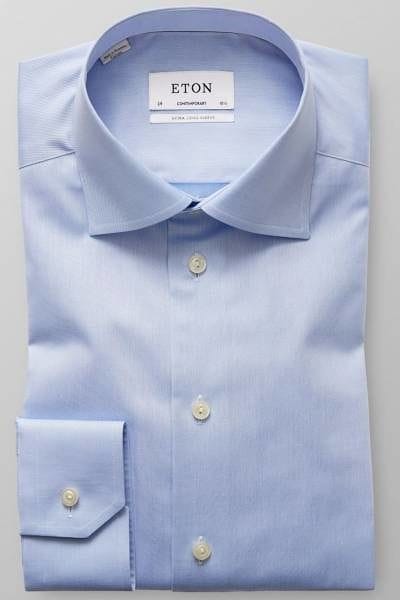Eton Hemd - Contemporary Fit - hellblau, Einfarbig