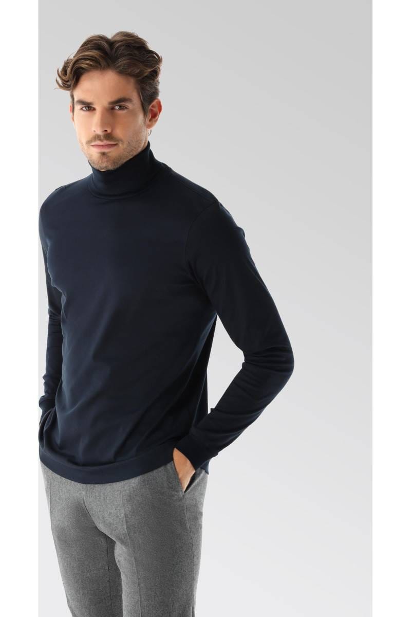Sweater Longsleeve Rollkragen Herren Rollkragen Cashmere Pullover