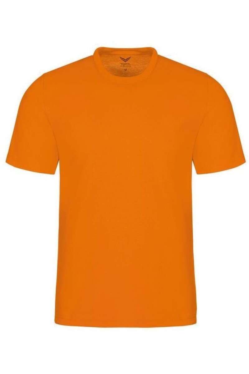 TRIGEMA Comfort Fit T-Shirt Rundhals leuchtorange, einfarbig M TRIGEMA Comfort Fit T-Shirt Rundhals leuchtorange, einfarbig M