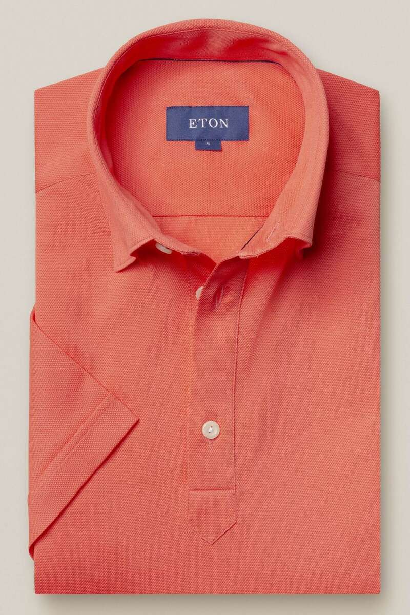 ETON Contemporary Fit Poloshirt koralle, Einfarbig M ETON Contemporary Fit Poloshirt koralle, Einfarbig M