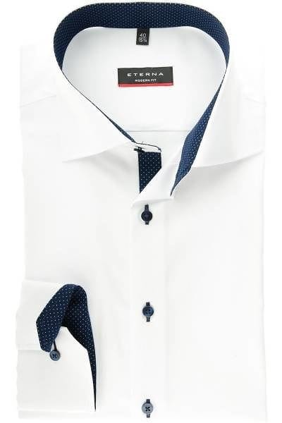 Eterna Hemd - Modern Fit - weiss, Einfarbig