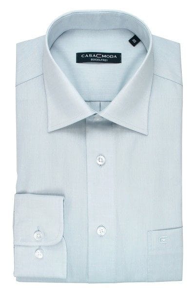 Casa Moda Hemd - Comfort Fit - hellgrau, Einfarbig