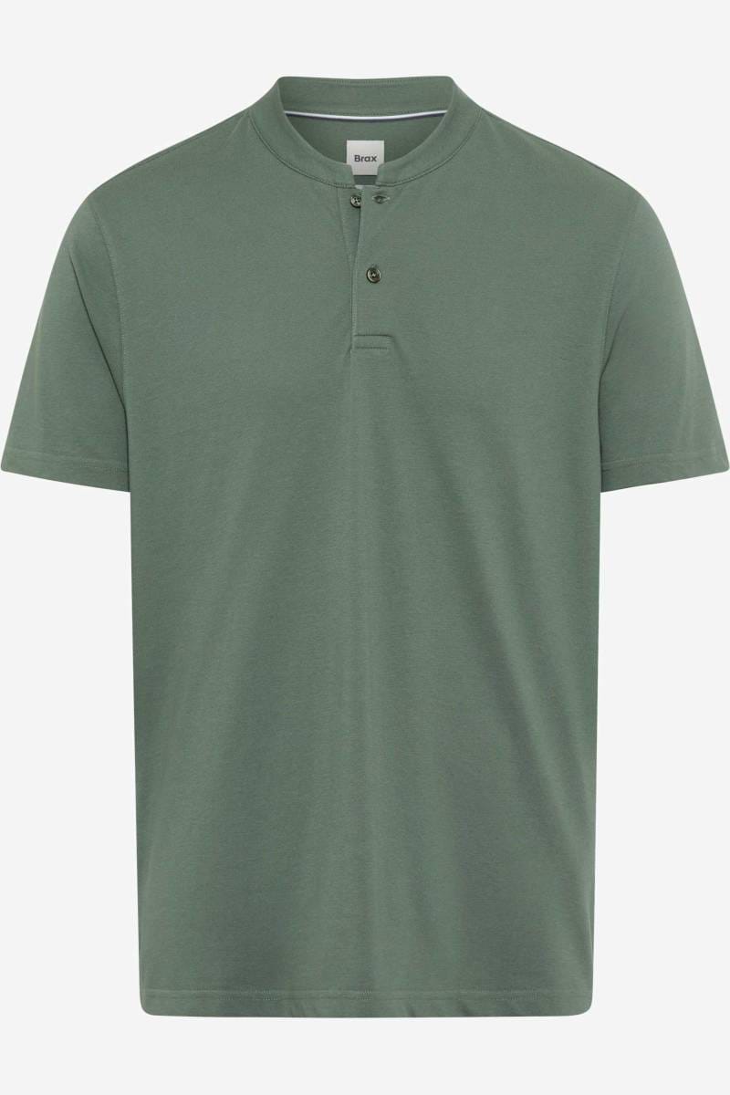 PrinStory Henley T-shirt voor heren, met lange mouwen, casual pullover T- shirt voor mannen, Donkerblauw, XXL