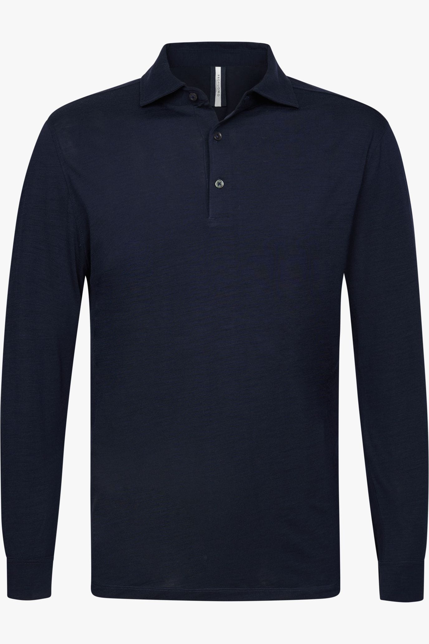 Hemden lange mouw blauw Profuomo