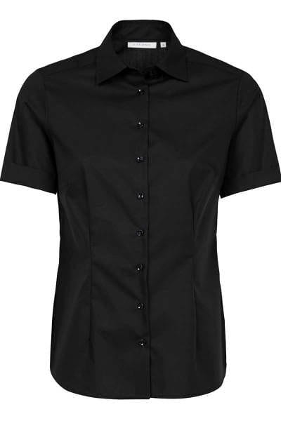 ETERNA Modern Classic Bluse schwarz, Einfarbig