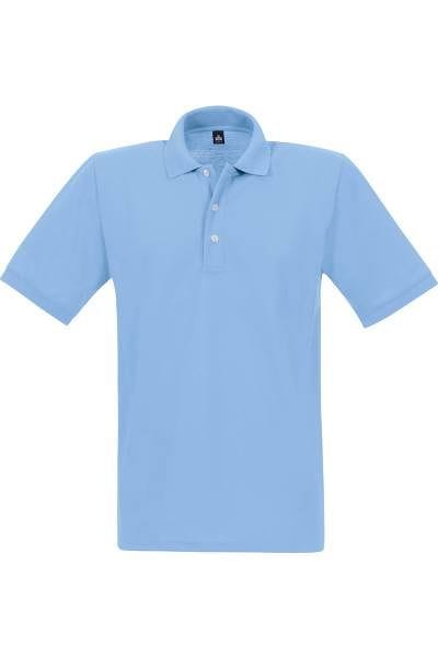 TRIGEMA Poloshirt - Comfort Fit - hellblau, Einfarbig
