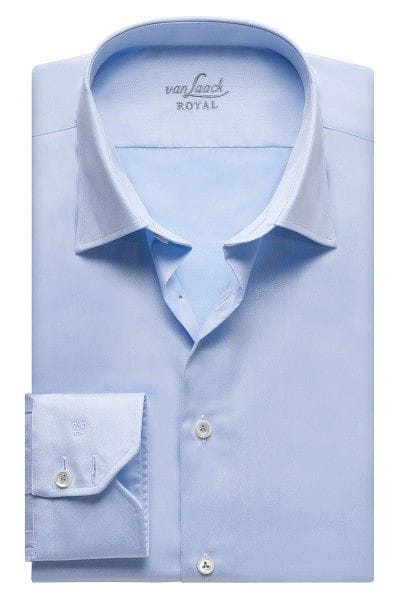 van Laack Hemd - Tailor Fit - hellblau, Einfarbig