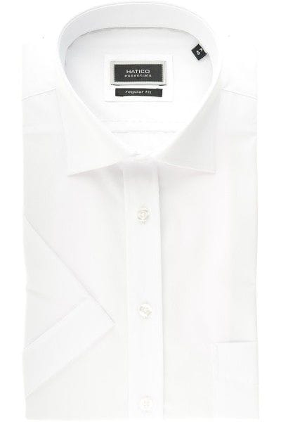 Hatico Hemd - Regular Fit - weiss,