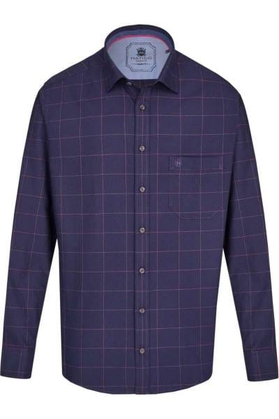 Hatico Regular Fit Hemd marine, Kariert